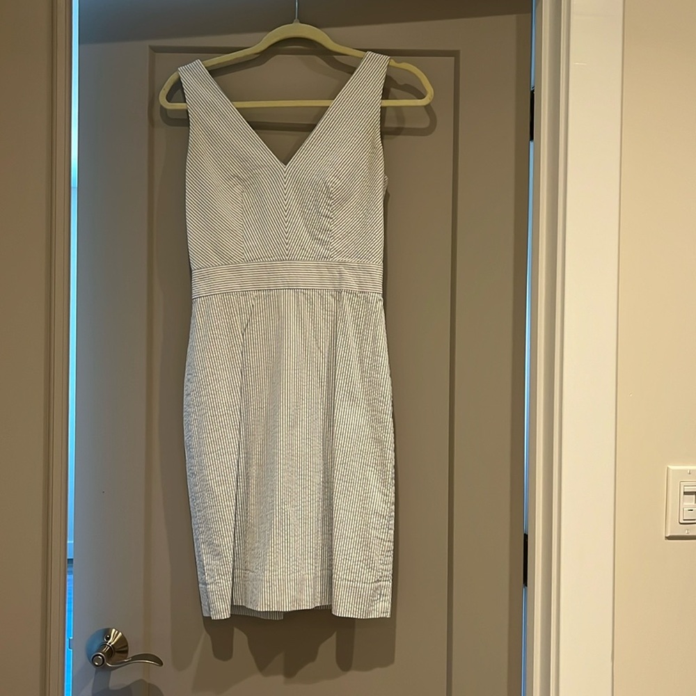 J.Crew nautical striped dress